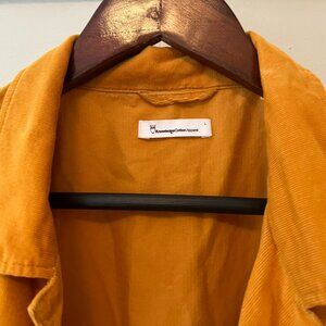Knowledge Cotton Apparel: Baby Corduroy Short Sleeve Button Up, Size Large